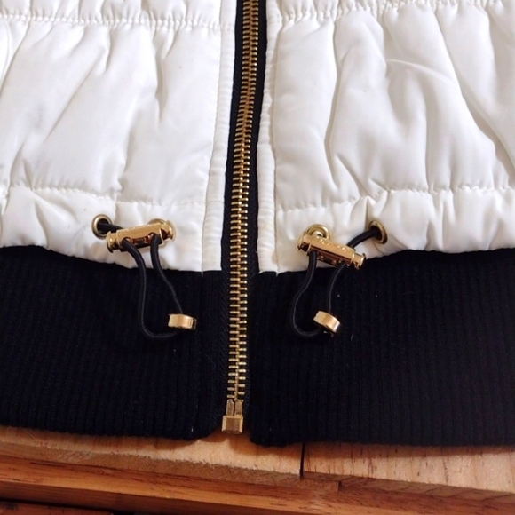 Calvin Klein Performance White Quilted Full Vest w Black Ribbed Trim Size 2x - Picture 3 of 11